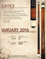 January Cue of the Month