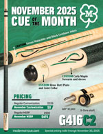 G416C2 November 2025 Cue of the Month flyer